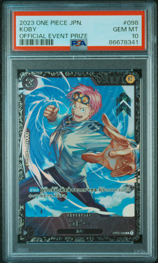 Koby Flagship OP02-098 PSA10 Gem Mint
