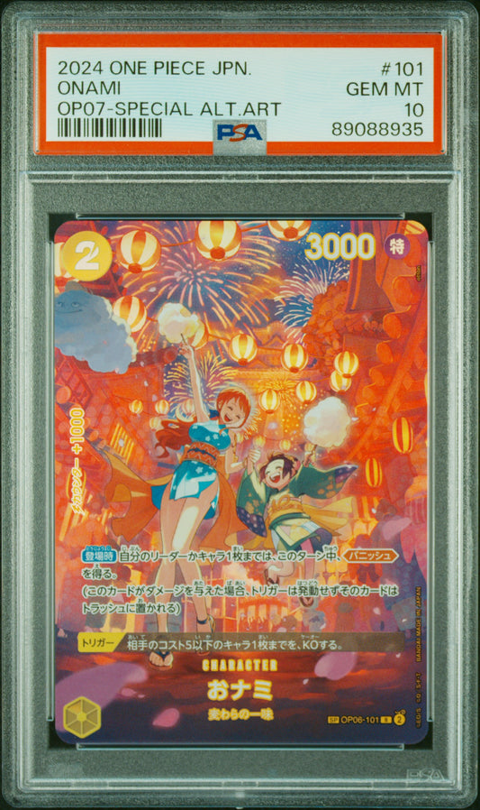 O-Nami SP (OP06-101) PSA10 Gem Mint