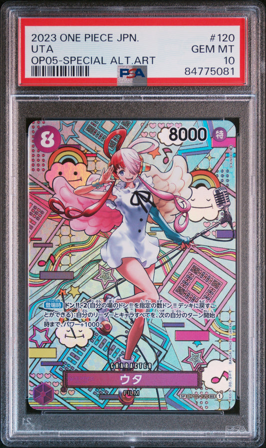 Uta SP-SR OP02-120 PSA10 Gem Mint